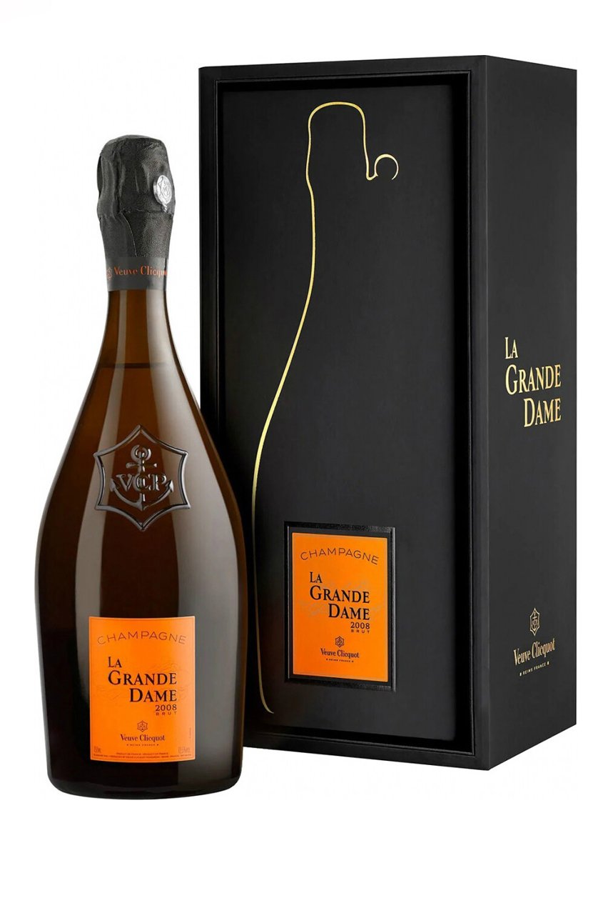 Шампанское Вдова Клико Понсардин Гранд Дам Винтаж, в подарочной упаковке, белое, брют, 0.75л